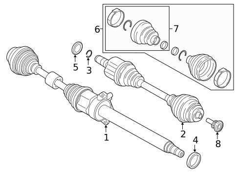 Carrier & Front Axles for 2023 BMW X2 #0