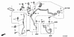 80365SDAA00 - Body/Air Conditioning: CLAMP, SUCTION PIPE for Acura Image