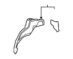 6163333901 - Body: Inner Wheelhouse for Toyota: Camry Image