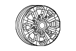 6CV28RXFAA - Suspension: Wheel, Alloy for Ram: 2500 Image