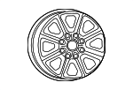 6MH99RXFAA - Suspension: Wheel, Alloy for Ram: 2500, 3500 Image