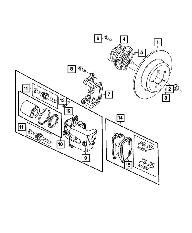 6101782 - Brakes: Push On Round With Teeth Spring Retainer for Mopar Image