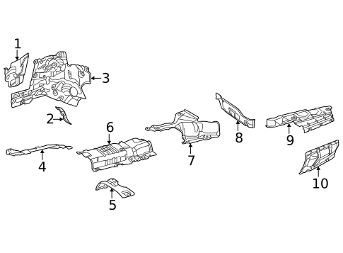 Heat Shields for 2024 Mercedes-Benz CLE53 AMG #2