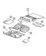 WG111K5AC - Interior Trim: Floor Mat for Chrysler: PT Cruiser Image