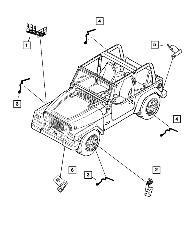 56026767 - Electrical: Brake Sensor Bracket, Left for Mopar Image