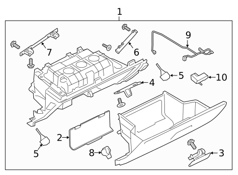 Glove Box for 2022 Land Rover Discovery Sport #0