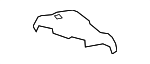 4656206100 - Body: Rear Brace for Mercedes-Benz Image