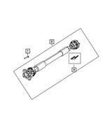 6508921AA - Front Axle; Dana 186 MM; Differential and Drive Line: Hex Flange Head Lock Bolt, Mounting for Mopar Image