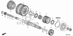 22650RT4013 - Transmission - Automatic: CLUTCH ASSY., THIRD &amp; SIXTH for Honda Image