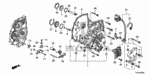 21240RCV010 - Transmission - Automatic: COVER, L. SIDE for Honda Image