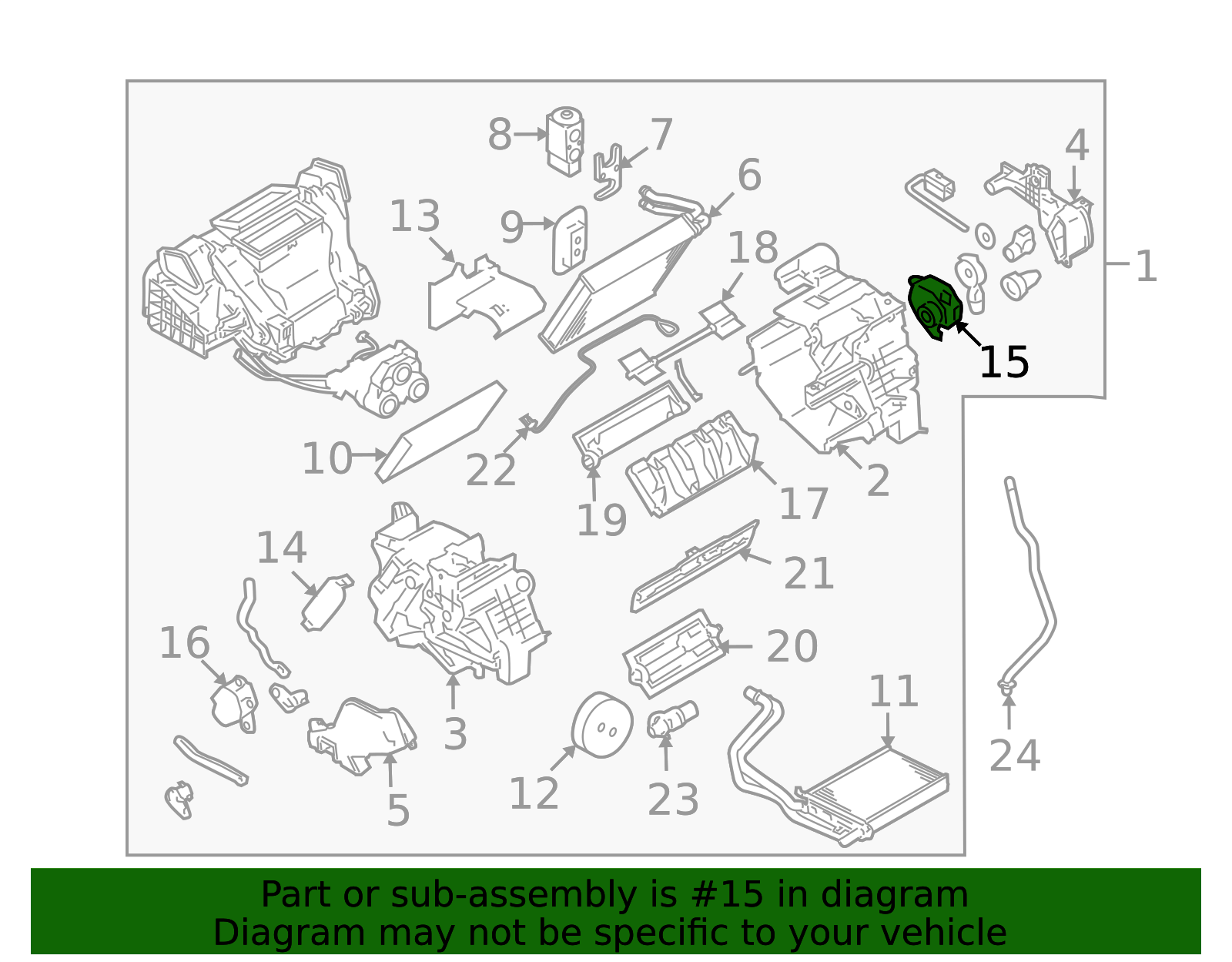 2009-2014 Nissan Cube HVAC Air Inlet Door Actuator 27731-1FC0A | OEM ...