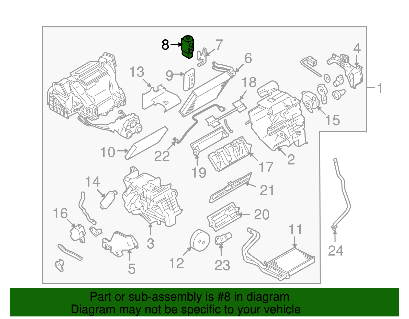 Expansion Valve - Nissan (92200-1FA0A)