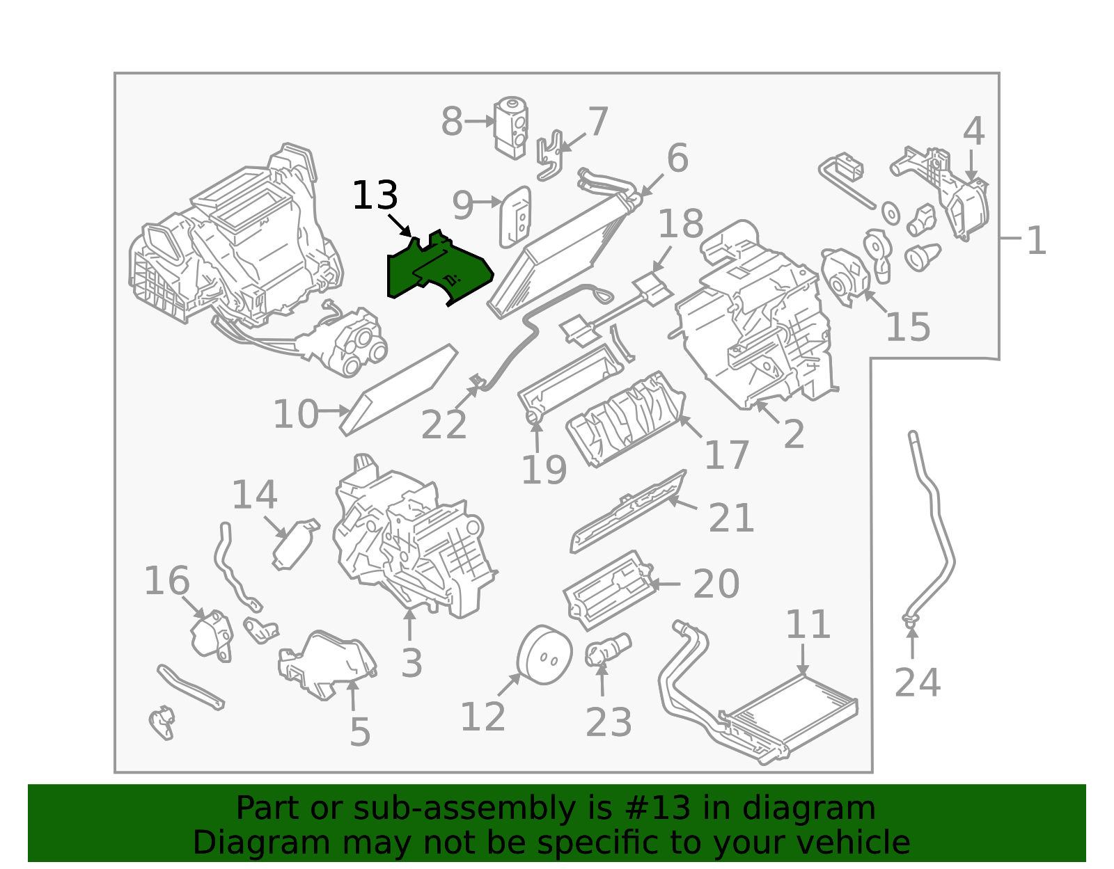 2009-2014 Nissan Cube Cabin Filter Cover 27276-1FC0A | Parts for