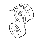6E903133H - Belts &amp; Cooling: Accessory Drive Belt Tensioner Assembly for Audi Image