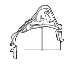 6160835100 - Body: Inner Wheelhouse for Toyota: 4Runner Image