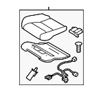 31250360 - Body: Seat Cushion for Volvo: S40, V50 Image