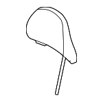 39988660 - Body: Headrest Cover for Volvo: S40, V50 Image