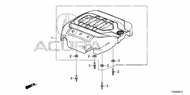 Engine Cover for 2014 Acura RLX #0