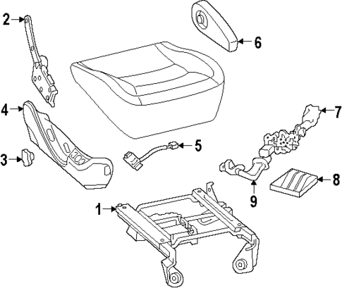Front Seat Components for 2000 Lincoln Navigator #0
