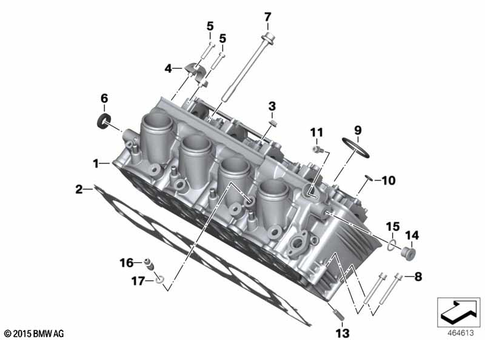 Cylinder Head with Cover for 2006 BMW-Motorrad K 1200 S #0