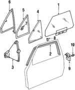 811837439A - Body: Guide Channel for Audi: 4000, Quattro Image