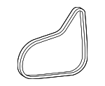 252122T000 - Cooling System: Serpentine Belt for Hyundai Image
