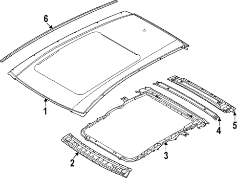 Exterior Trim - Roof for 2025 Nissan Murano #0
