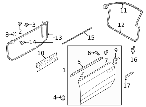 Door & Components for 2009 Audi A5 Quattro #0