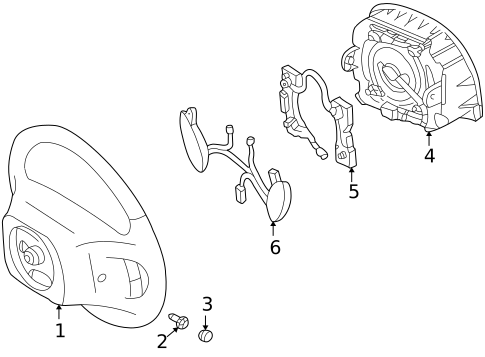 Steering Wheel & Trim for 2003 Ford Crown Victoria #0