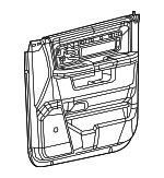 6SM481X7AB - Body: Door Trim Panel for Ram: 2500, 3500 Image