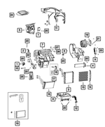 68153949AA - Air Conditioners and Heaters: Slim Line Seal Kit for Mopar Image