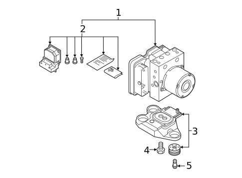 ABS Components for 2022 Audi S7 Sportback #1