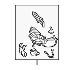 6452053050 - Body: Hinge Assembly for Lexus: IS250, IS350 Image