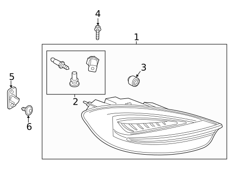 Tail Lamps for 2014 Porsche Cayman #0