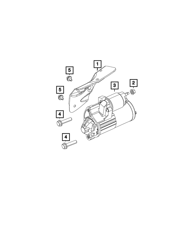 68371509AA - Electrical: Starter Shield for Dodge: Durango | Jeep: Grand Cherokee, Grand Wagoneer, Wagoneer, Wrangler | Ram: 1500, 1500 Classic, 2500, 3500 Image