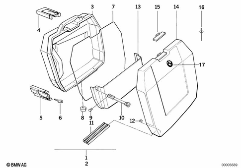 Luggage System for 1987 BMW-Motorrad K 75 C #3