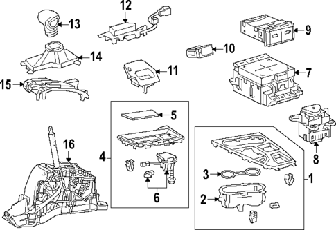 Gear Shift Control for 2020 Lexus UX200 #0