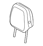 9Y0881901MOT5 - Body: Headrest for Porsche Image image