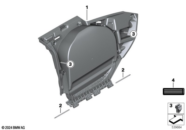 46541540597 - : Flap Helmet Compartment for BMW-Motorrad Image