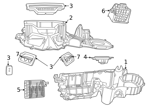 Heater Components for 2004 Dodge Dakota #0