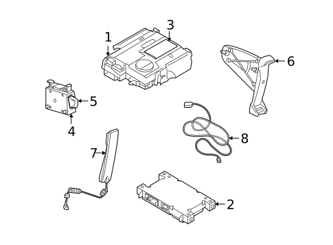 Communication System Components for 2009 Volvo S80 #0
