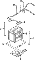 K02267250M - : Positive Cable for Kia: Sportage Image