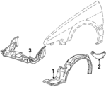 74101SE0000 - Body: Fender Liner for Honda: Accord Image