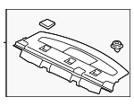 7237A033XA - Body: Pkg Tray Trim for Mitsubishi Image