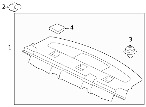Interior Trim - Rear Body for 2025 Mitsubishi Outlander Sport #7
