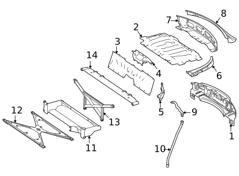Rear Body for 2020 Mercedes-Benz AMG&reg; GT #1