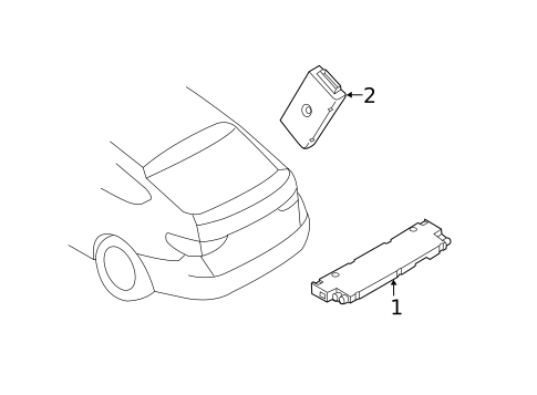 Antenna & Radio for 2017 BMW 535i GT xDrive #1