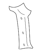 YS4Z7452018ABA - Body: Lock Pillar Trim for Ford: Focus Image