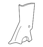 YS4Z7431017BBA - Body: Lock Pillar Trim for Ford: Focus Image