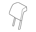 8A8Z74611A08B - Body: Headrest Pad for Ford Image
